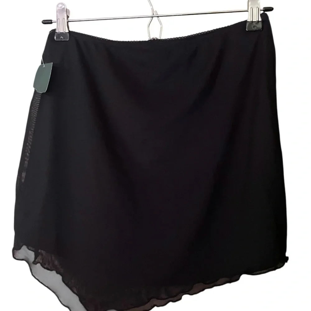 Wild Fable Black‎ Asymmetrical Mini Skirt Night Out